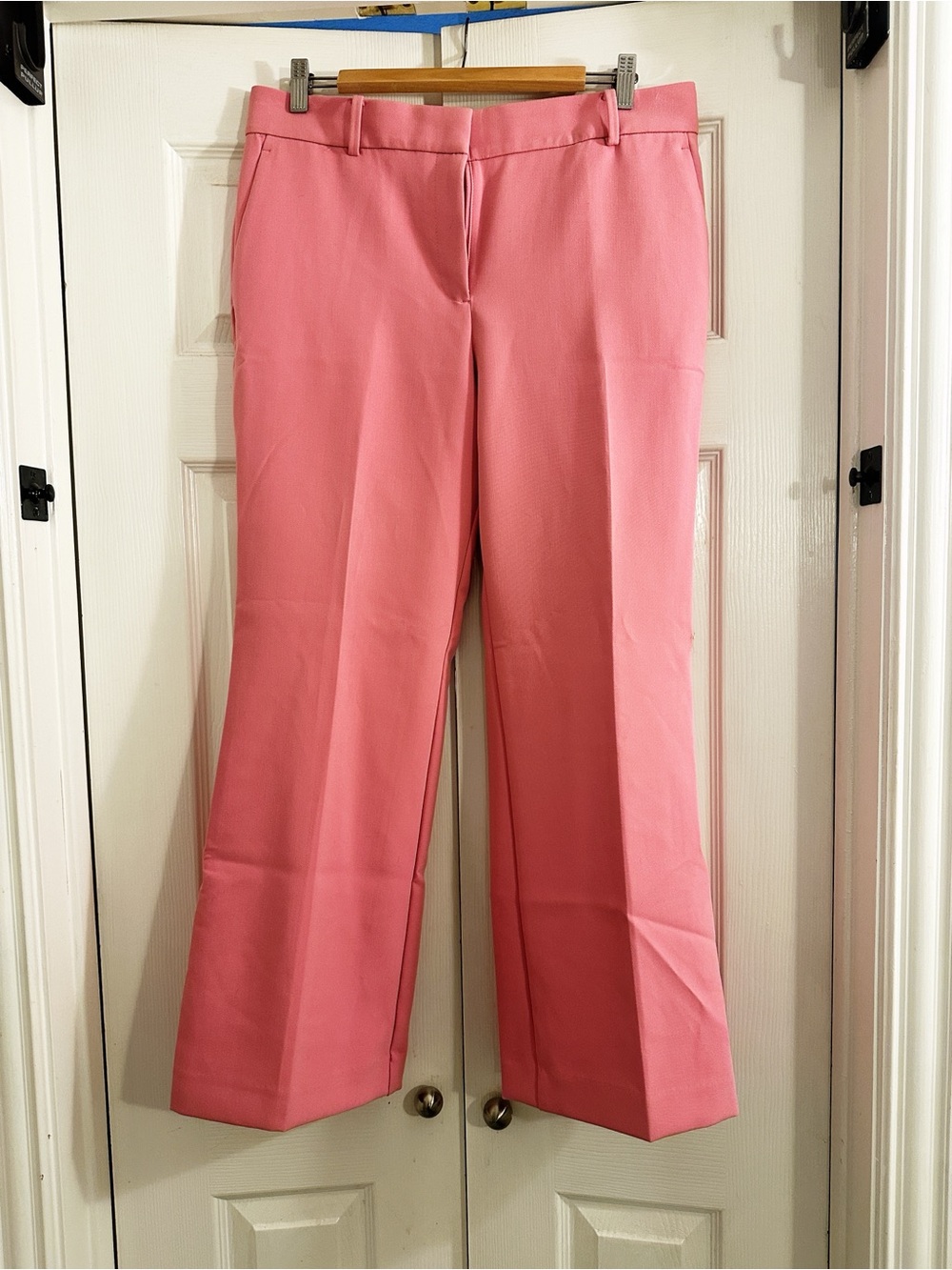 Ann Taylor Pink Wide-Leg Dress Pants